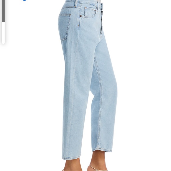 AGOLDE Parker Straight Mid Rise Cropped Jeans - Picture 4 of 5